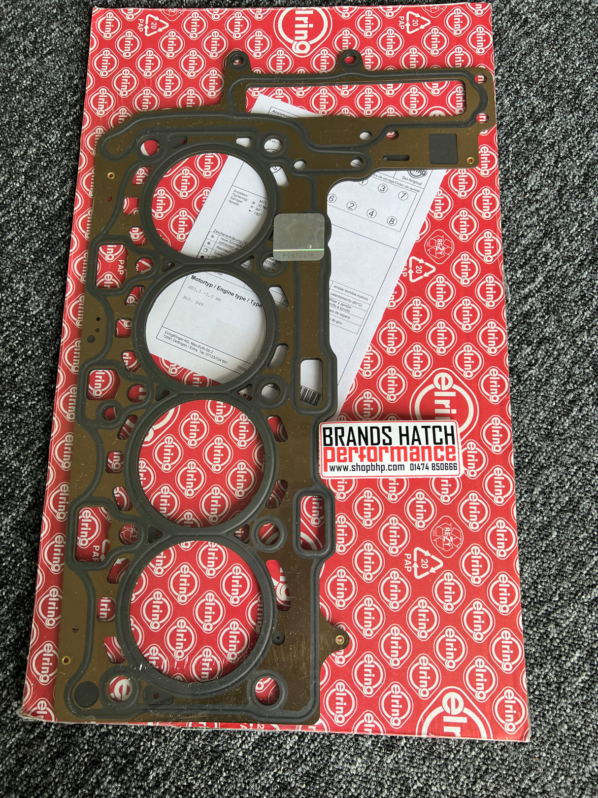 Mini 2.0 Cooper S JCW F54 F56 F57 B46 B48 1mm MLS Elring Head Gasket 597.150