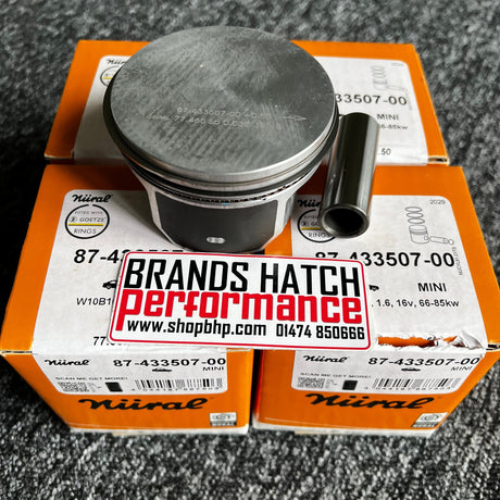 MINI 1.6 COOPER ONE R50 R52 W10B16A 77.5MM STD BORE Nural Piston Set