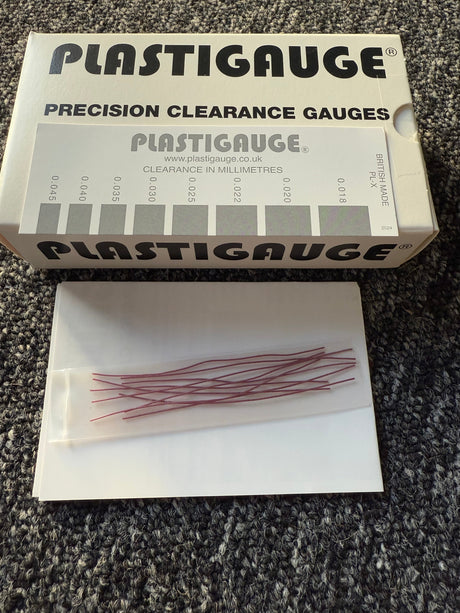 Engine Big End Main Bearing Plastigauge 0.018mm to 0.045mm Clearance Strip PL-X - For high speed engines with close tolerance bearings