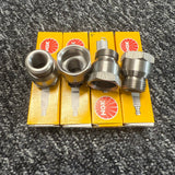 Ford PINTO RS2000 OHC Spark Plug Adaptors With 4x DPR9EA-9 Plugs - STAINLESS STEEL