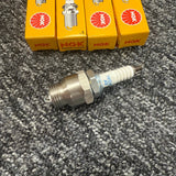 Ford PINTO RS2000 OHC Spark Plug Adaptors With 4x DPR9EA-9 Plugs - STAINLESS STEEL