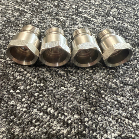 Ford PINTO RS2000 OHC Spark Plug Adaptors - 12mm Bike Plug - STAINLESS STEEL