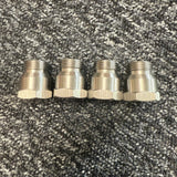 Ford PINTO RS2000 OHC Spark Plug Adaptors With 4x X24EPR-U9 Denso - STAINLESS STEEL
