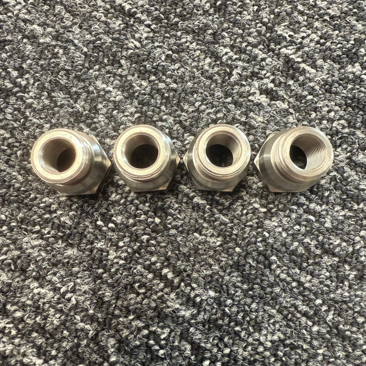 Ford PINTO RS2000 OHC Spark Plug Adaptors With 4x X24EPR-U9 Denso - STAINLESS STEEL