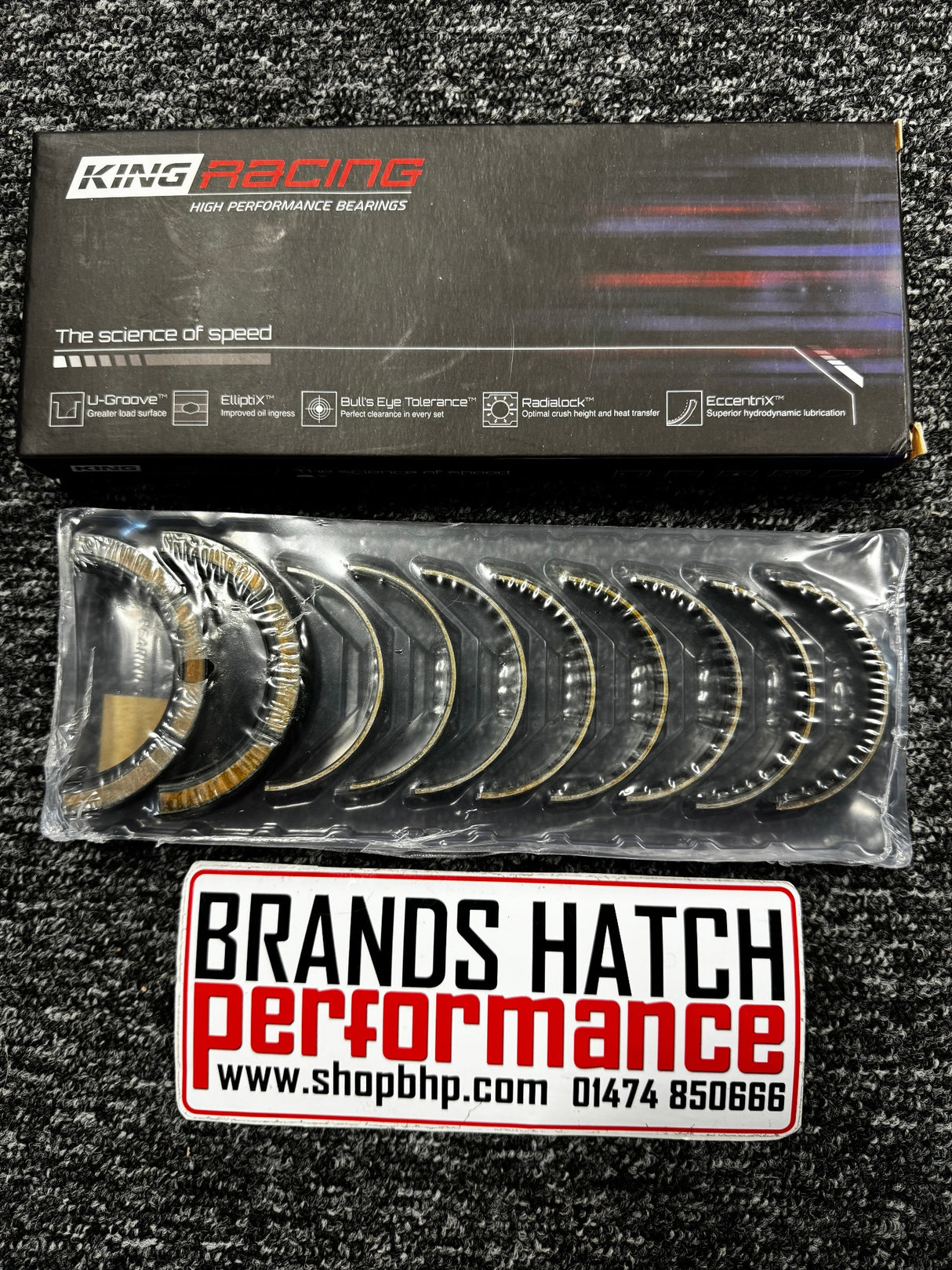 Vauxhall C20XE C20LET Z20LET Z20LEH Z20LER KING RACE Main Bearings - MB5179XP - Standard - 0.25mm - 0.50mm