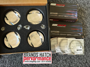 Wossner FORD 2.0 Cosworth YB Turbo Long R0d 8.0:1 PEC Forged Pistons & King Race Bearings