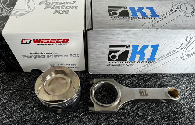 Ford 1.6 Ecoboost 16V Fiesta Focus ST180 ST200 10.0:1 79.00mm Wiseco Forged Pistons WKE150M79AP & K1 H Beam Conrods Rods 011EM16134