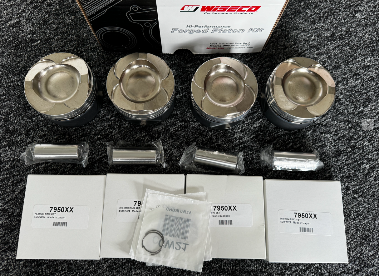 Ford 1.6 Ecoboost 16V Fiesta Focus ST180 ST200 10.0:1 79.50mm Wiseco Forged Piston Kit WKE150M795AP