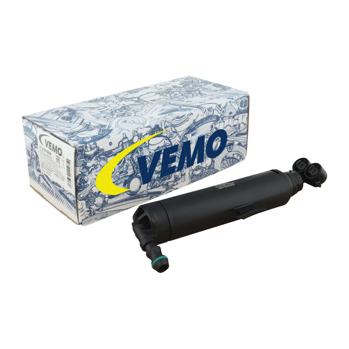 SKODA Washer Fluid Jet, headlight cleaning 5L0 955 966 - VEMO V10-08-0508