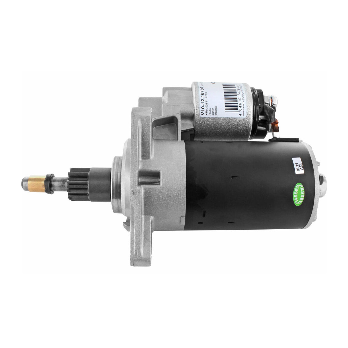 VW Starter 02B 911 023 BX - VEMO V10-12-16750