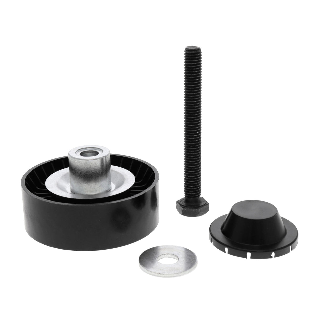 VW Deflection/Guide Pulley, V-ribbed belt  - VAICO V10-1813