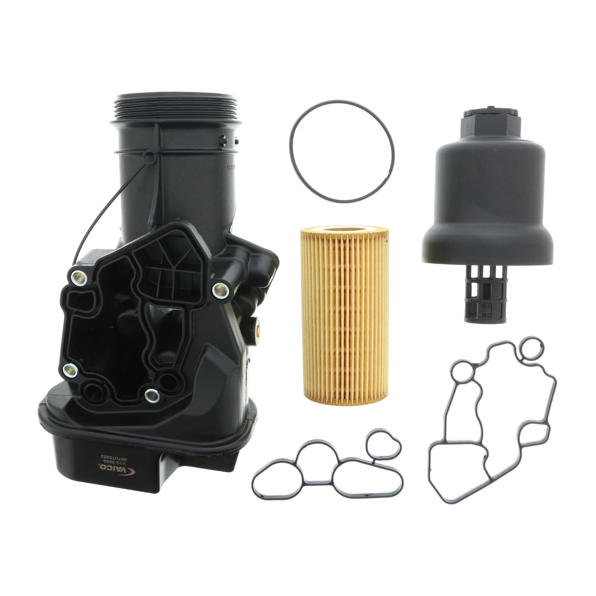 VW Housing, oil filter  - VAICO V10-3699