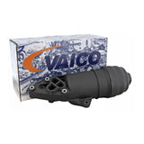VW Housing, oil filter  - VAICO V10-3865