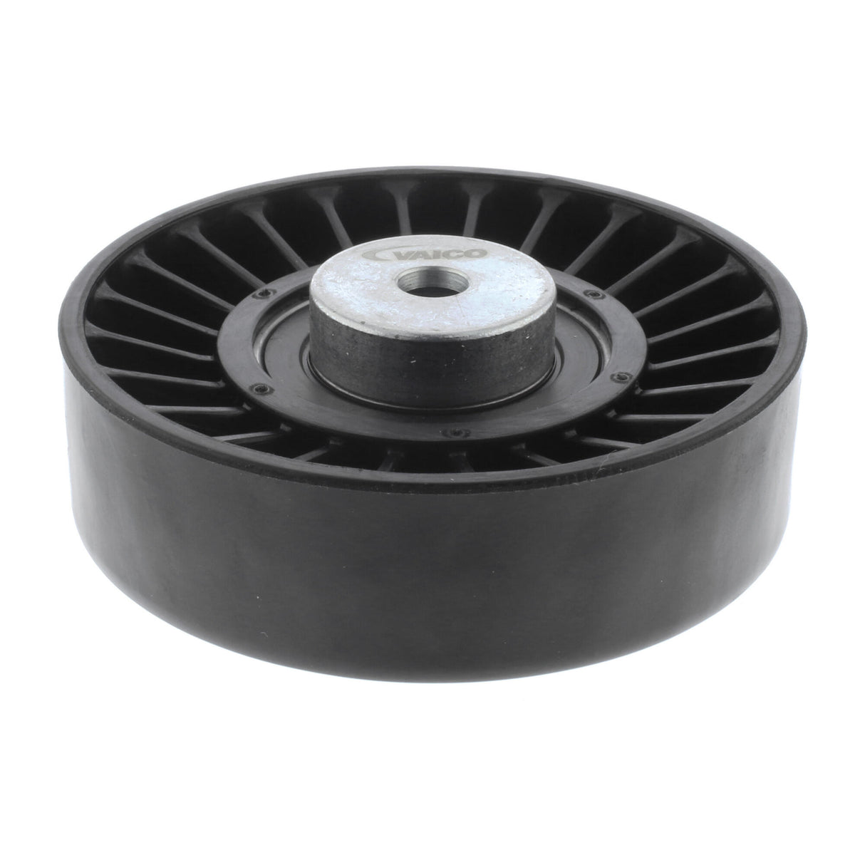 VW Deflection/Guide Pulley, V-ribbed belt  - VAICO V10-3936