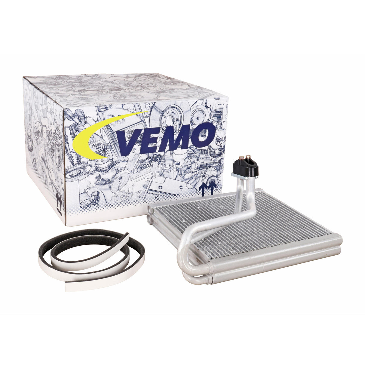 VW Evaporator, air conditioning  - VEMO V10-65-0024
