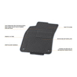 SKODA Floor Mat Set  - VAICO V10-6846