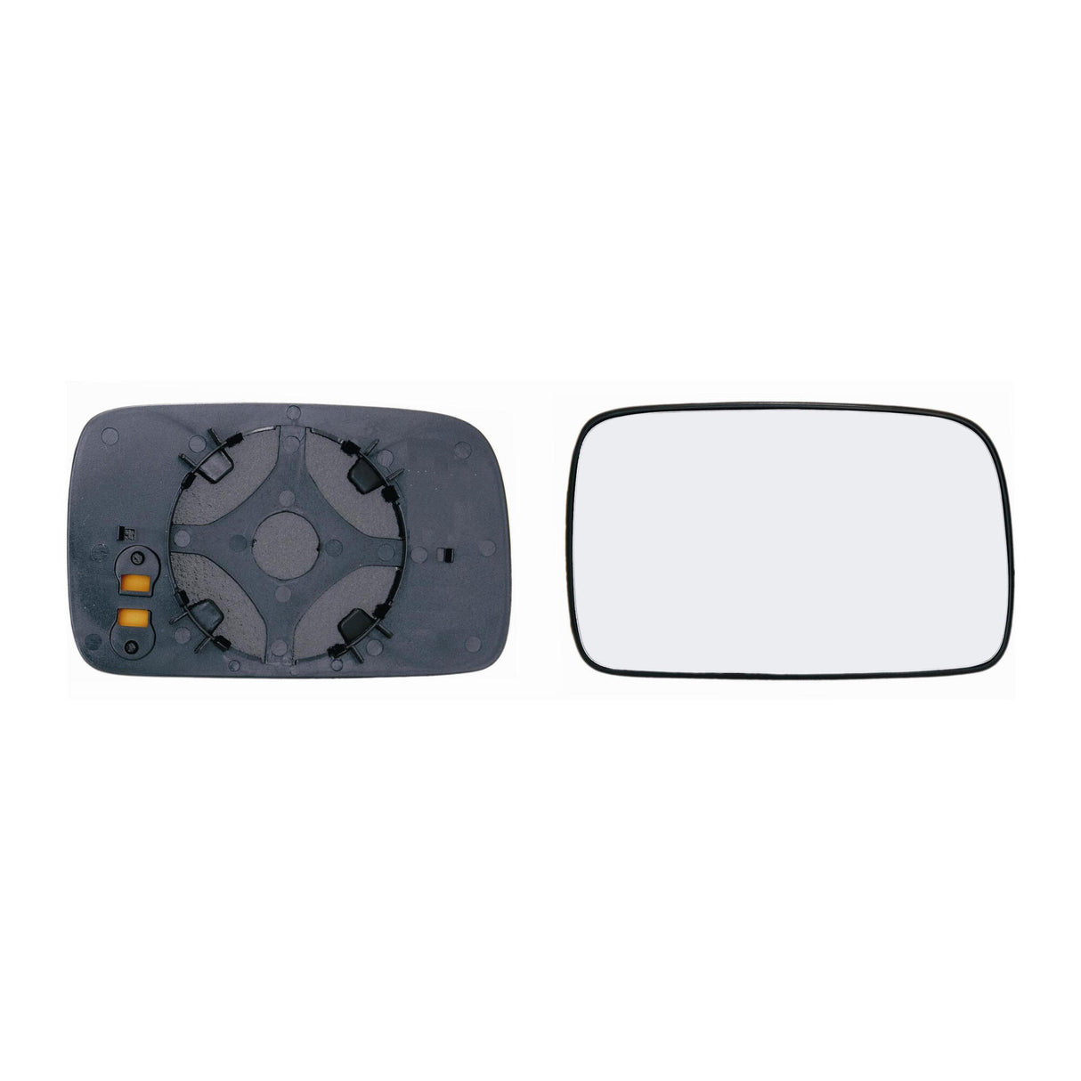 VW Mirror Glass, exterior mirror  - VEMO V10-69-0097