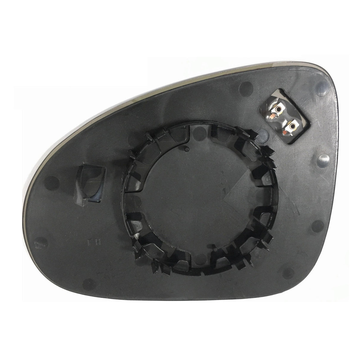 VW Mirror Glass, exterior mirror  - VEMO V10-69-0154