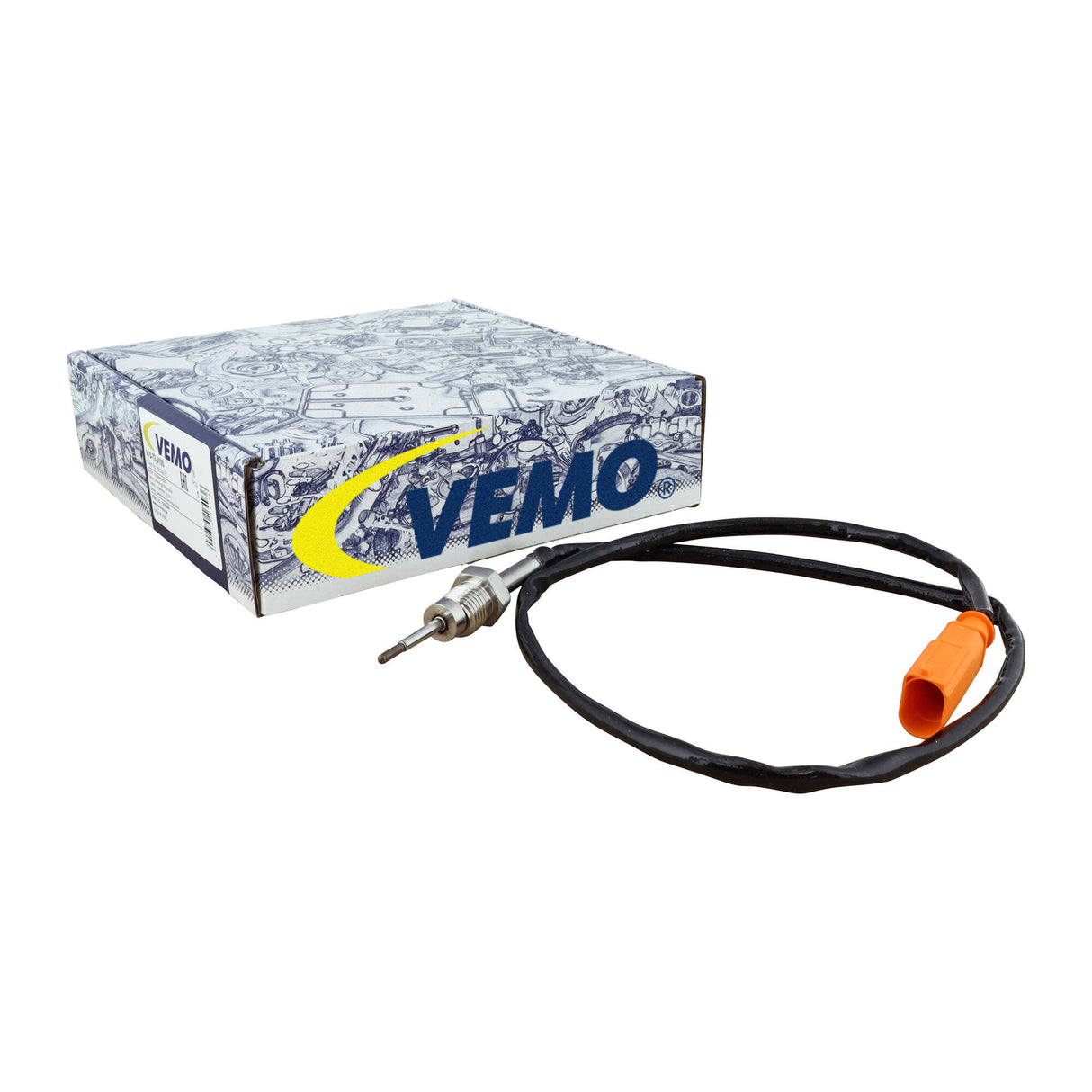 VW Sensor, exhaust gas temperature  - VEMO V10-72-0105