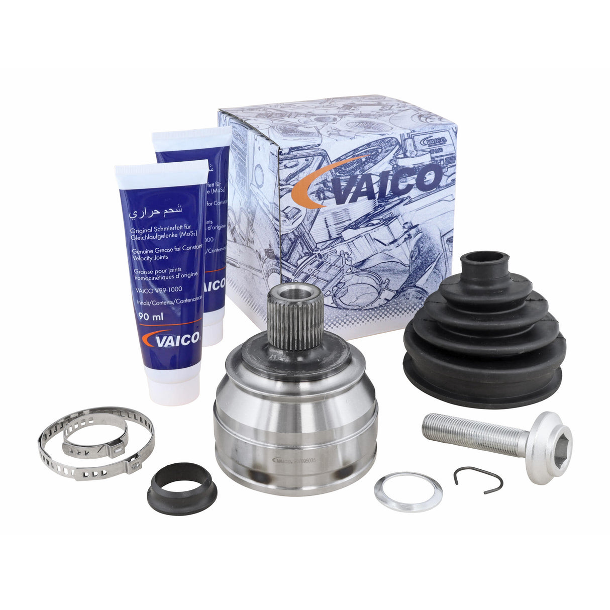 VW Joint Kit, drive shaft  - VAICO V10-7280