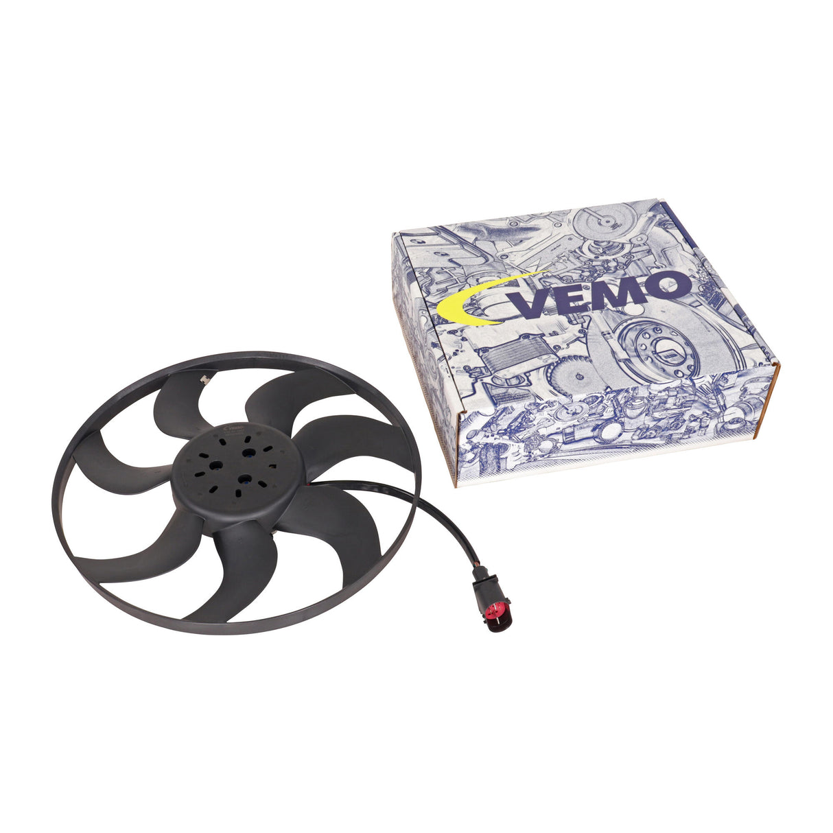 VW Fan, engine cooling  - VEMO V15-01-1937
