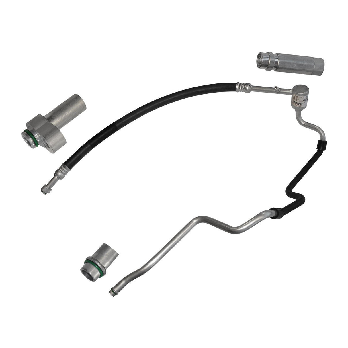 VW Low Pressure Line, air conditioning  - VEMO V15-20-0011