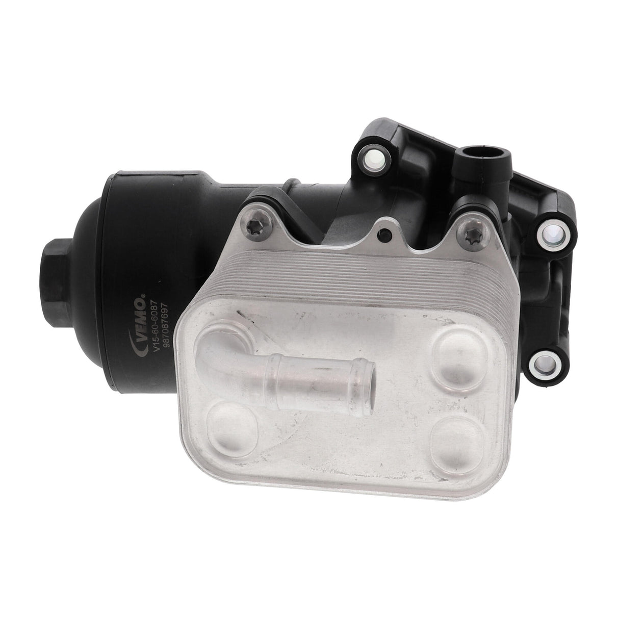 AUDI Oil filter module  - VEMO V15-60-6087