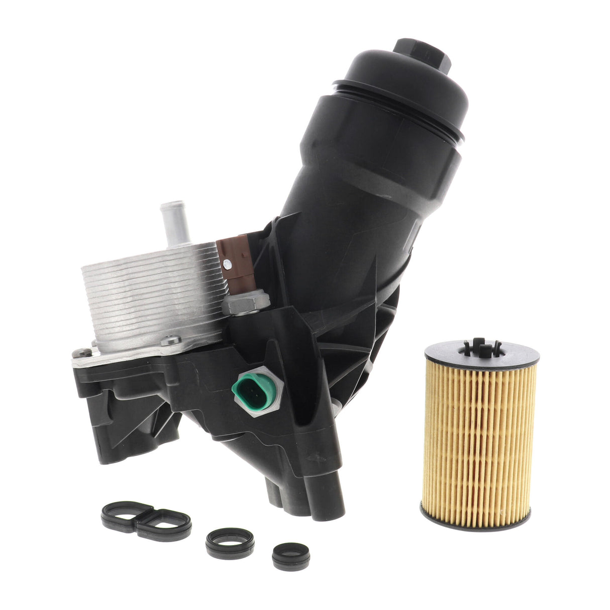 AUDI Oil filter module  - VEMO V15-60-6100