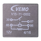 AUDI Relay, radiator fan overrun  - VEMO V15-71-0002
