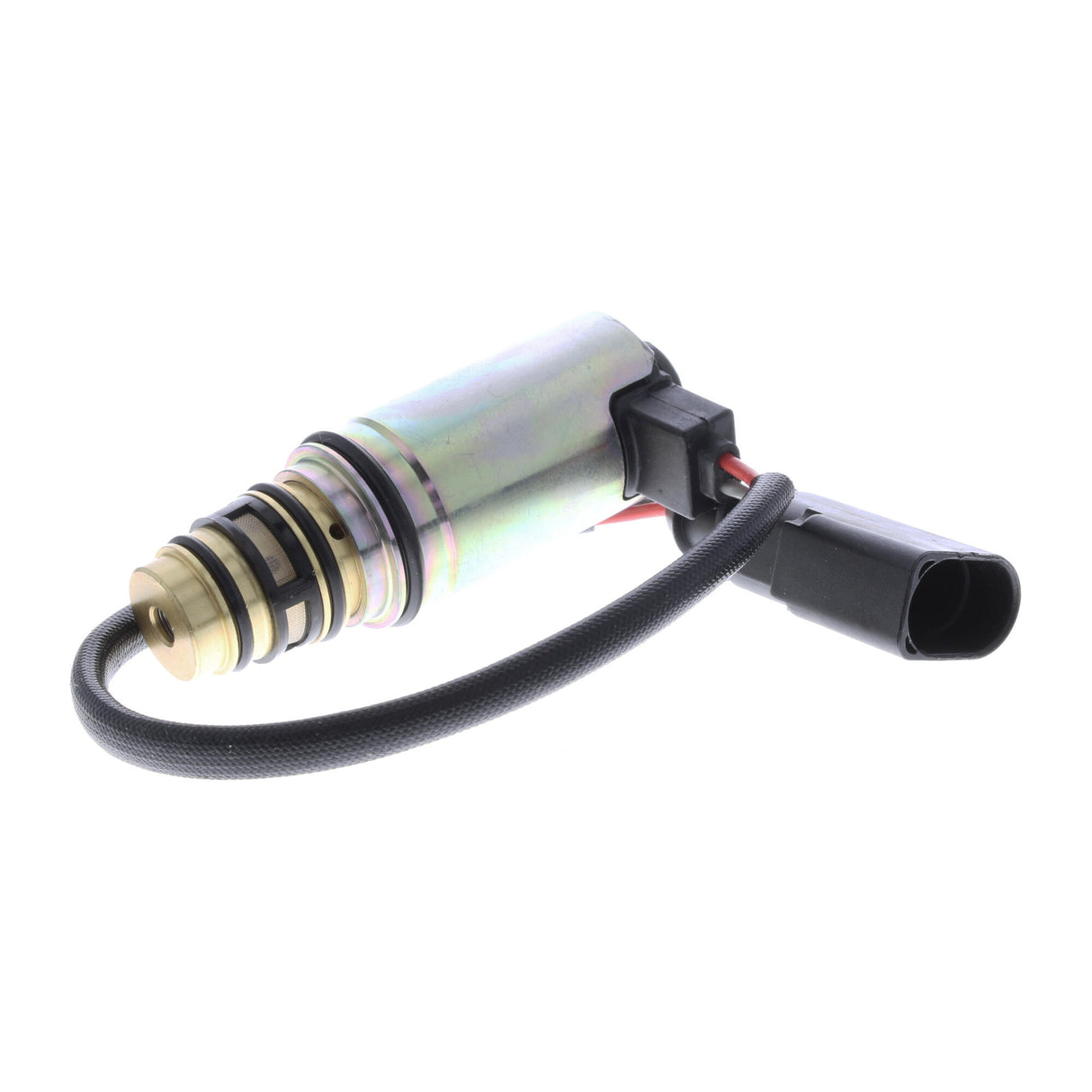 VW Control Valve, air conditioning compress  - VEMO V15-77-1018