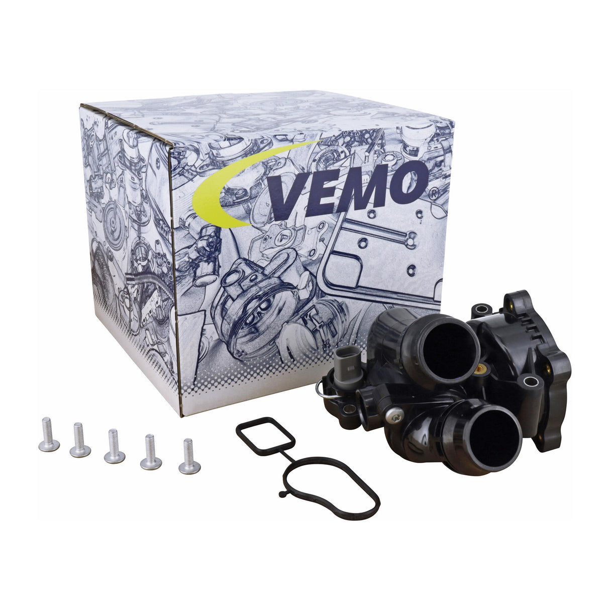VW Thermostat Housing  - VEMO V15-99-2109