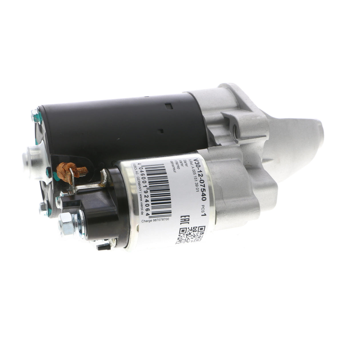 MERCEDES-BENZ Starter  - VEMO V30-12-07540