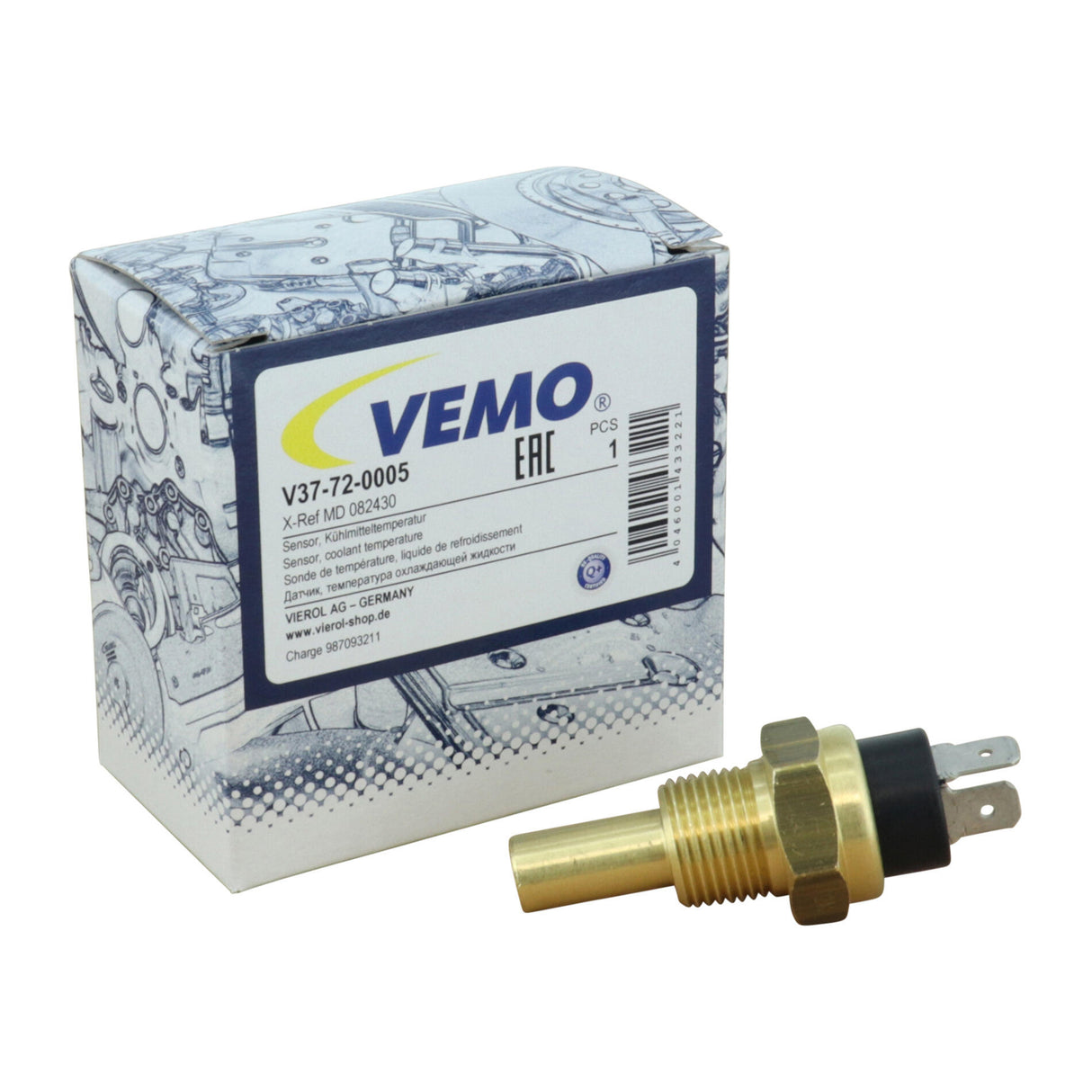 MITSUBISHI Sensor, coolant temperature  - VEMO V37-72-0005