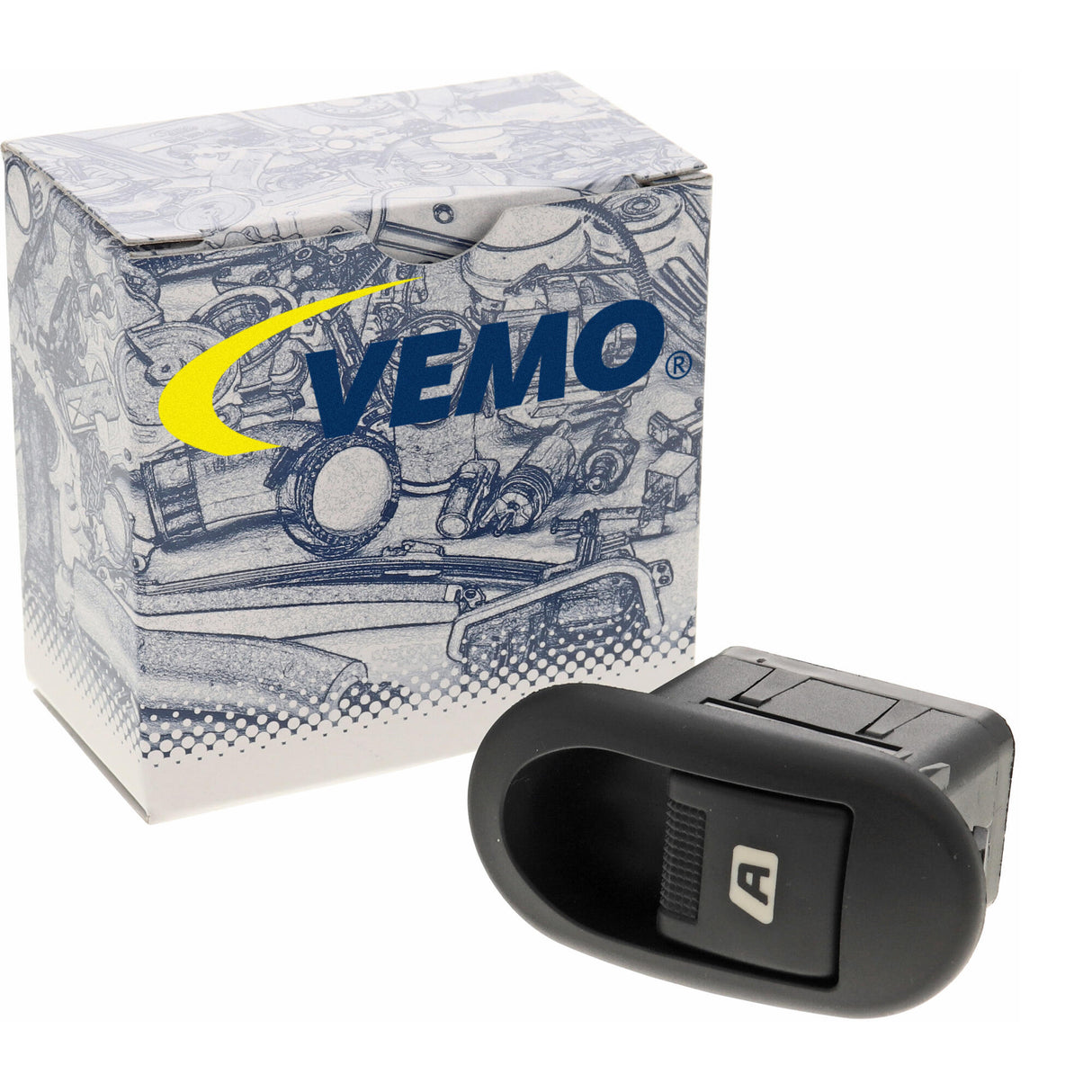 PEUGEOT Switch, window regulator  - VEMO V42-73-0016