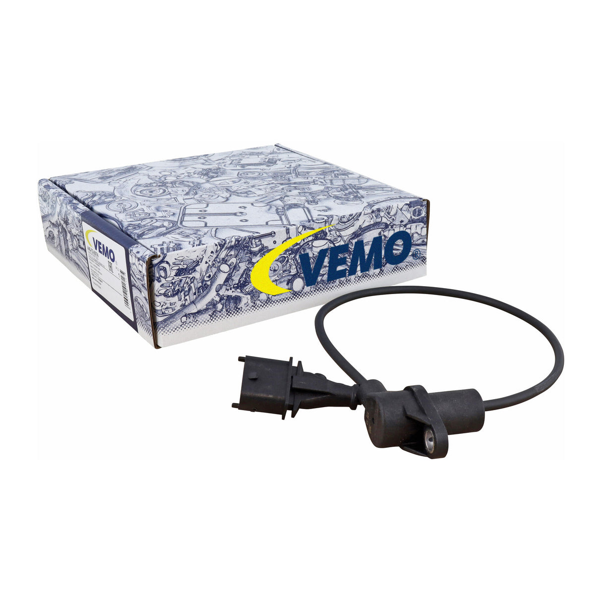 PORSCHE Sensor, crankshaft pulse  - VEMO V45-72-0074