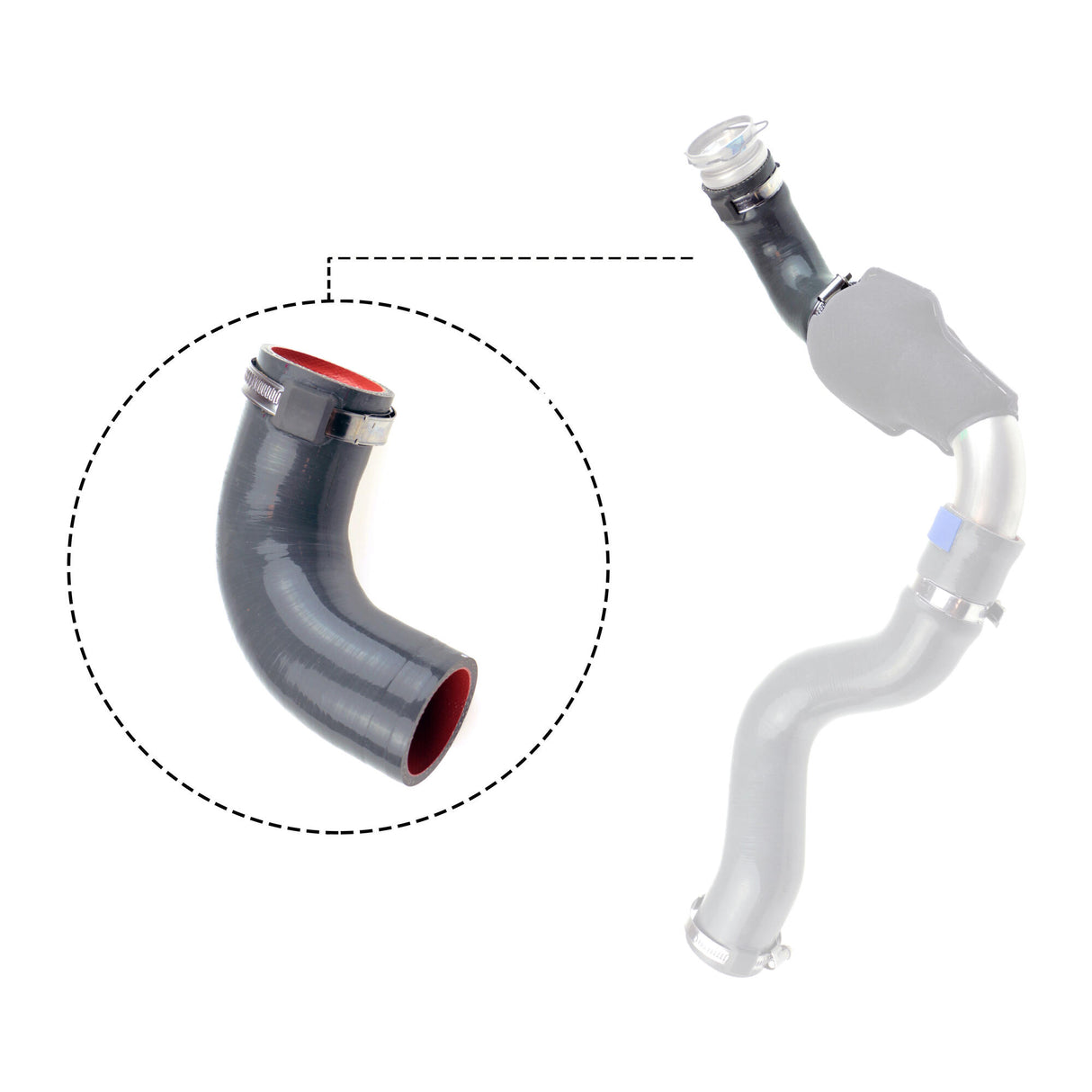 RENAULT Charge Air Hose  - VAICO V46-1035