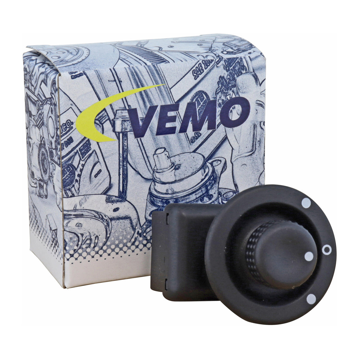 RENAULT Switch, exterior rearview mirror adjustm  - VEMO V46-73-0087