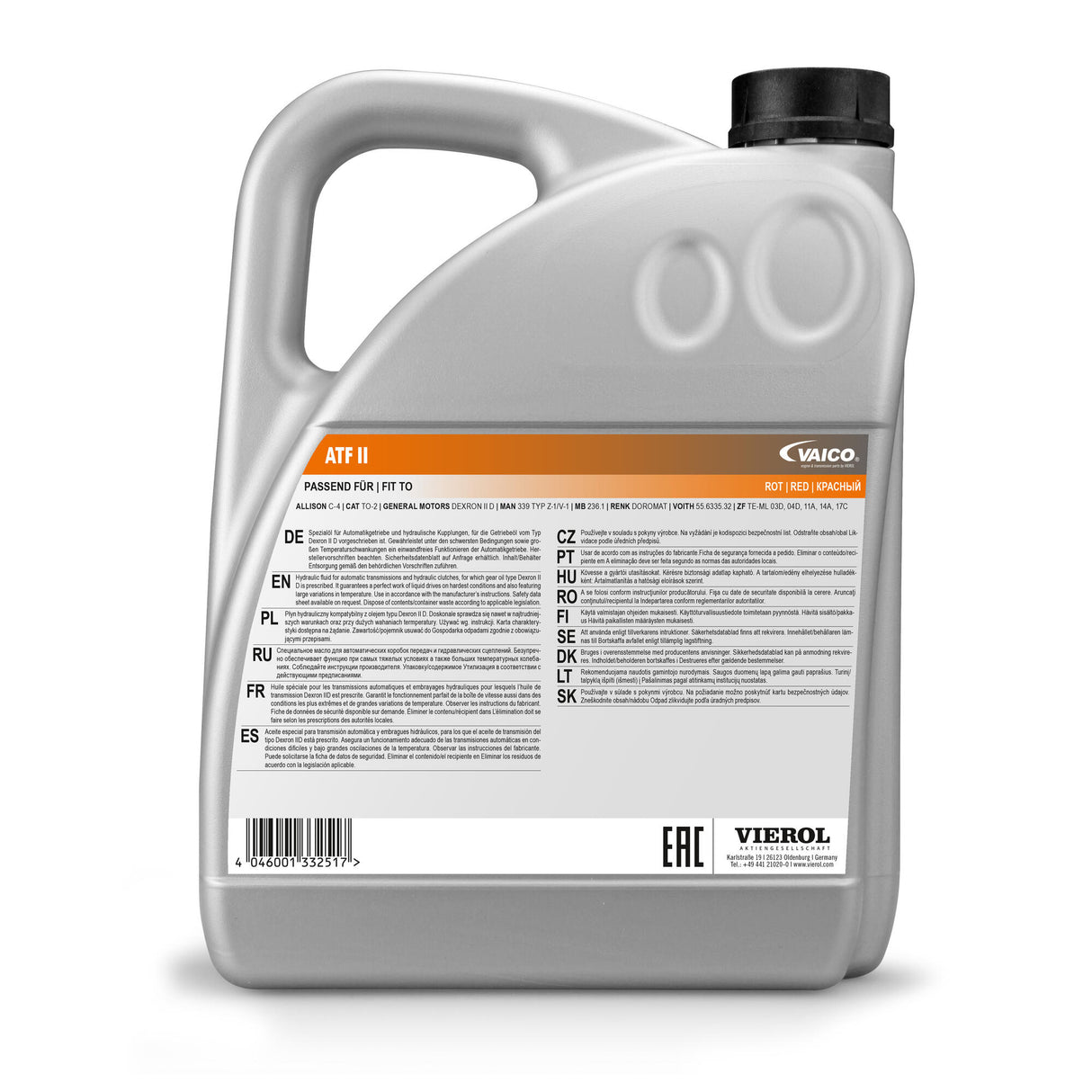 UNIVERSAL Automatic Transmission Fluid  - VAICO V60-0058