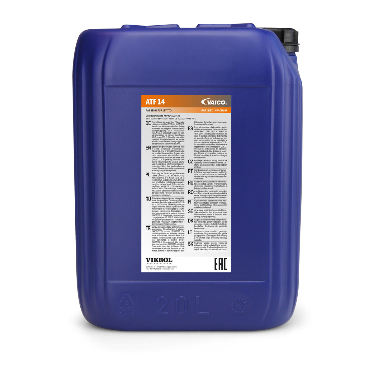 UNIVERSAL Automatic Transmission Fluid  - VAICO V60-0261