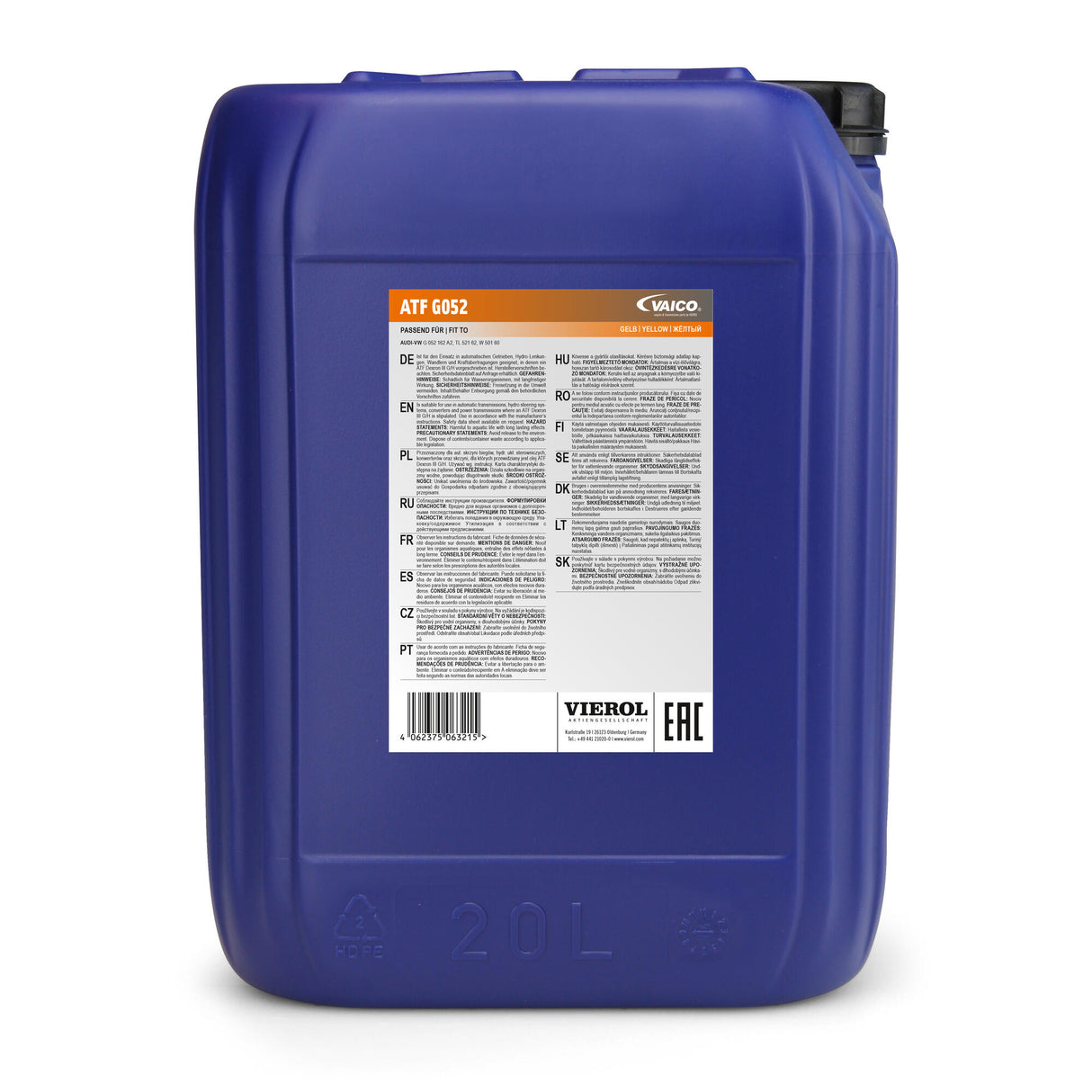 UNIVERSAL Automatic Transmission Fluid  - VAICO V60-0339