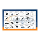 UNIVERSAL Assortment, fasteners  - VAICO V99-1012