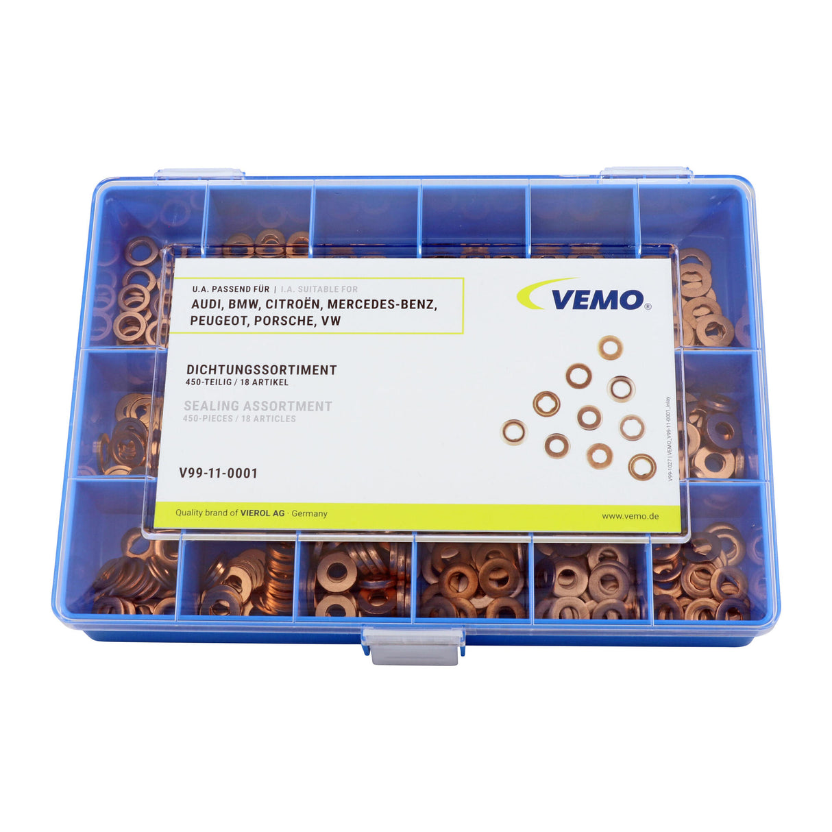 UNIVERSAL Seal Kit, injector nozzle  - VEMO V99-11-0001