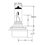 UNIVERSAL Bulb, headlight  - VEMO V99-84-0074