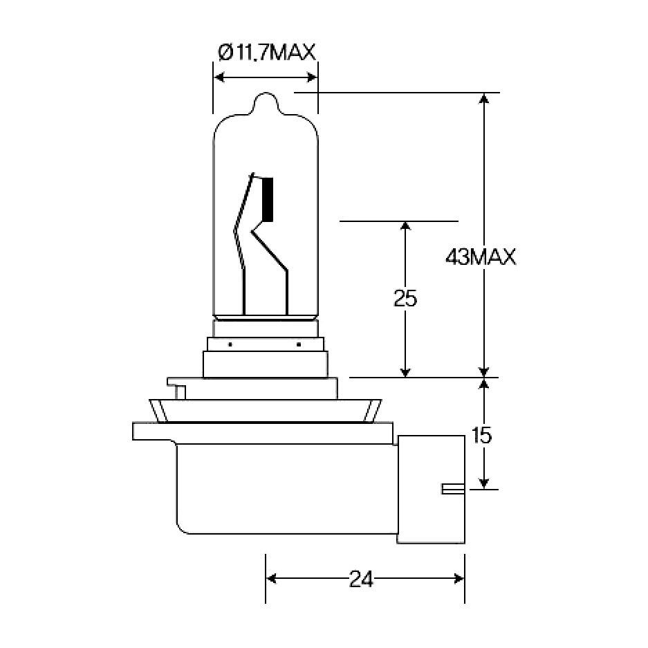 UNIVERSAL Bulb, headlight  - VEMO V99-84-0075