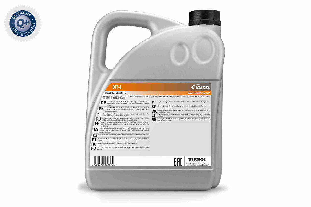 Transfer Case Oil - V60-0431