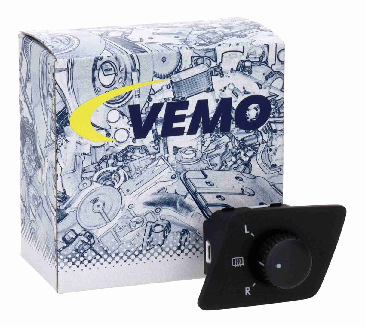 Switch, exterior rearview mirror adjustment - V10-73-0677