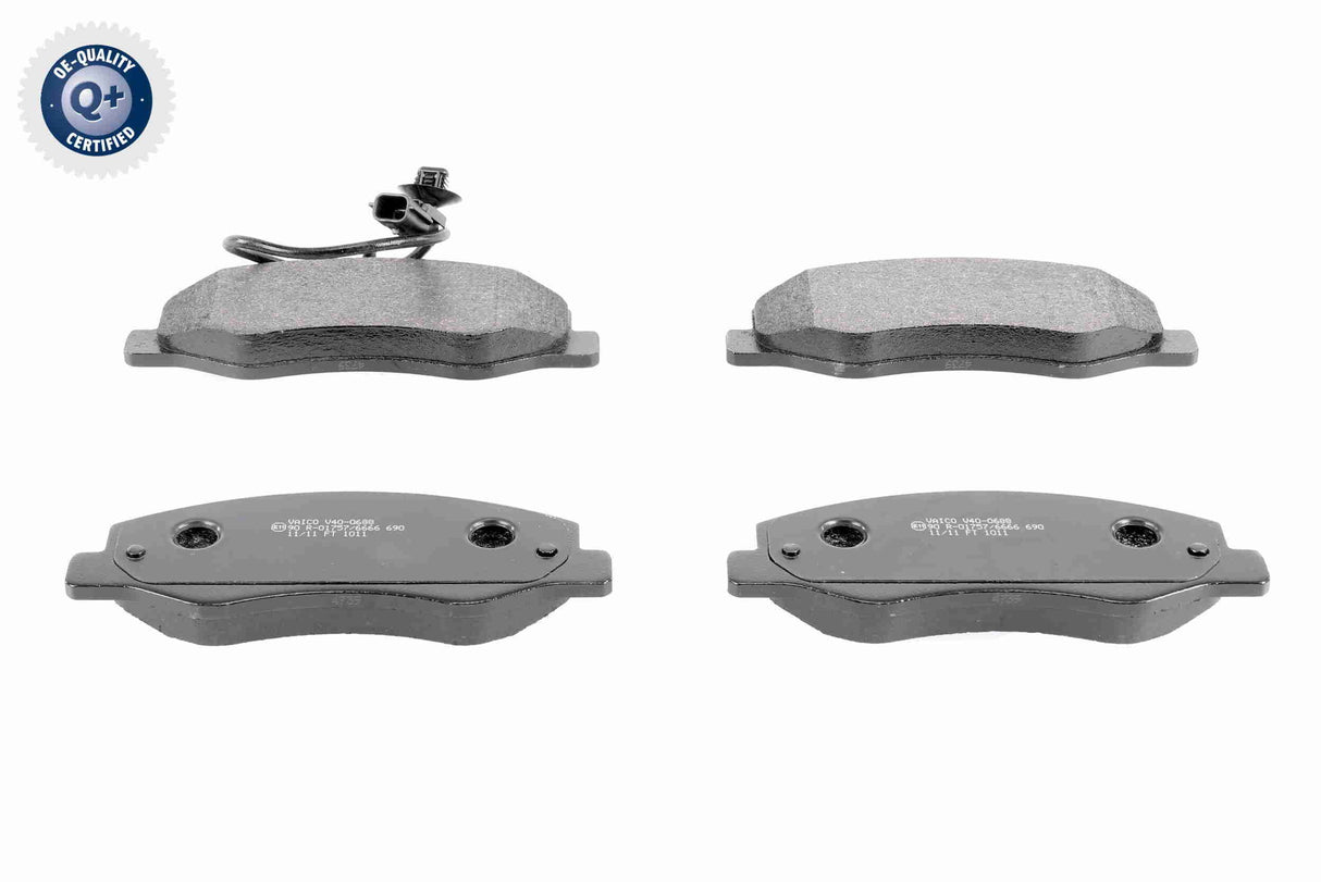 Brake Pad Set, disc brake - V40-0688