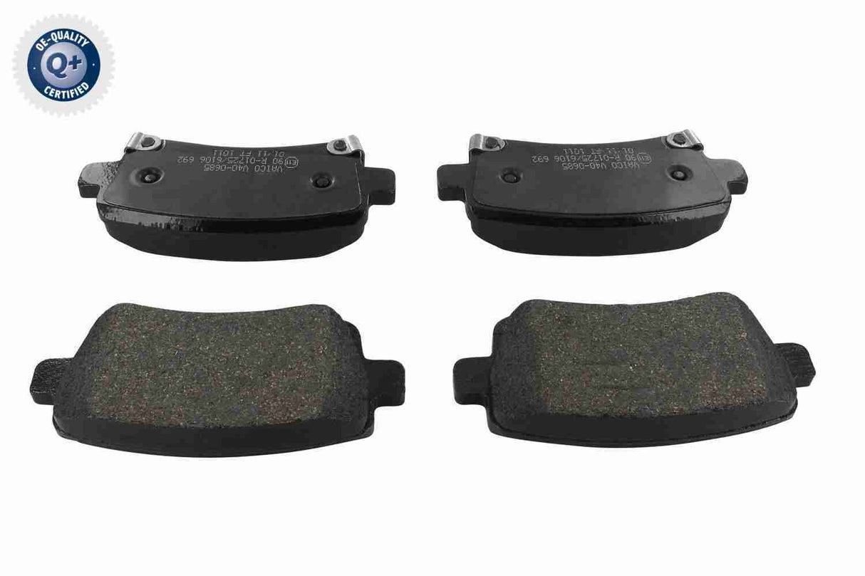 Brake Pad Set, disc brake - V40-0685