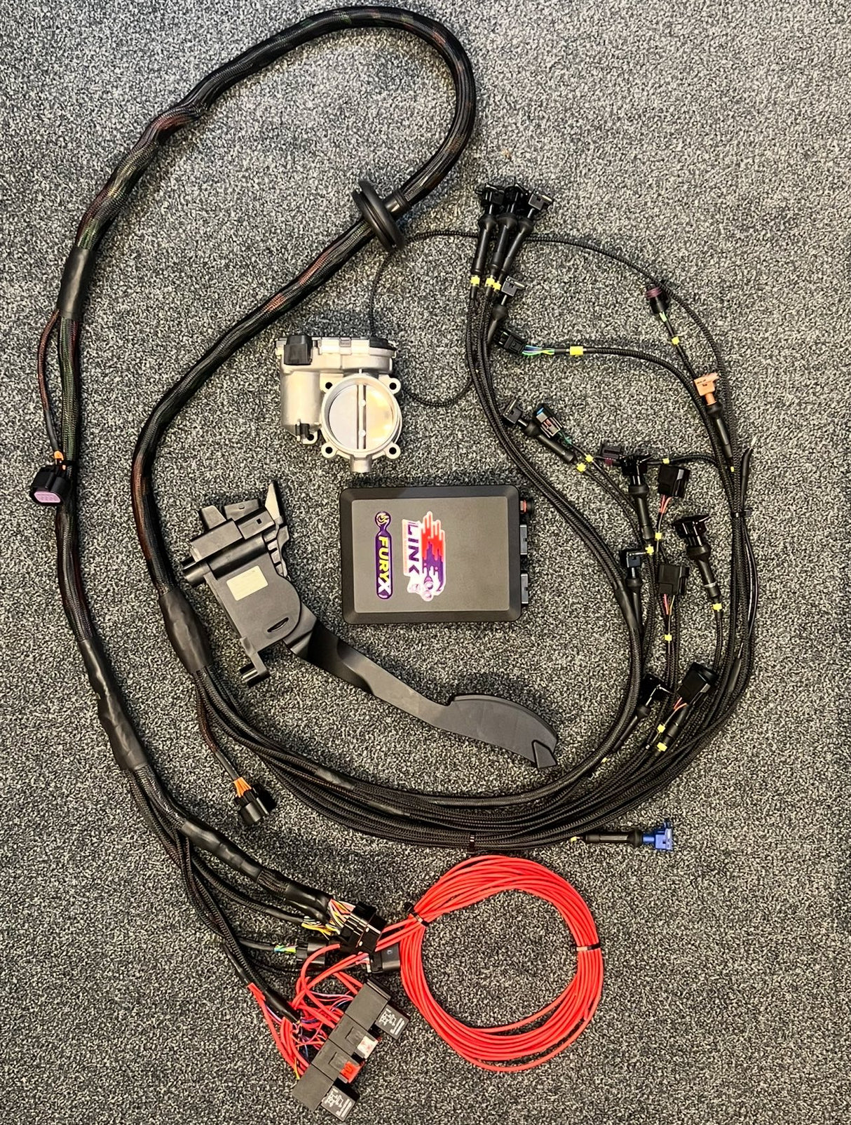 Ford RS Cosworth YB Link G4X Fury inc. Wiring Engine Loom, Bosch 1000CC Injectors, K20 Coil kit & DBW E-Throttle