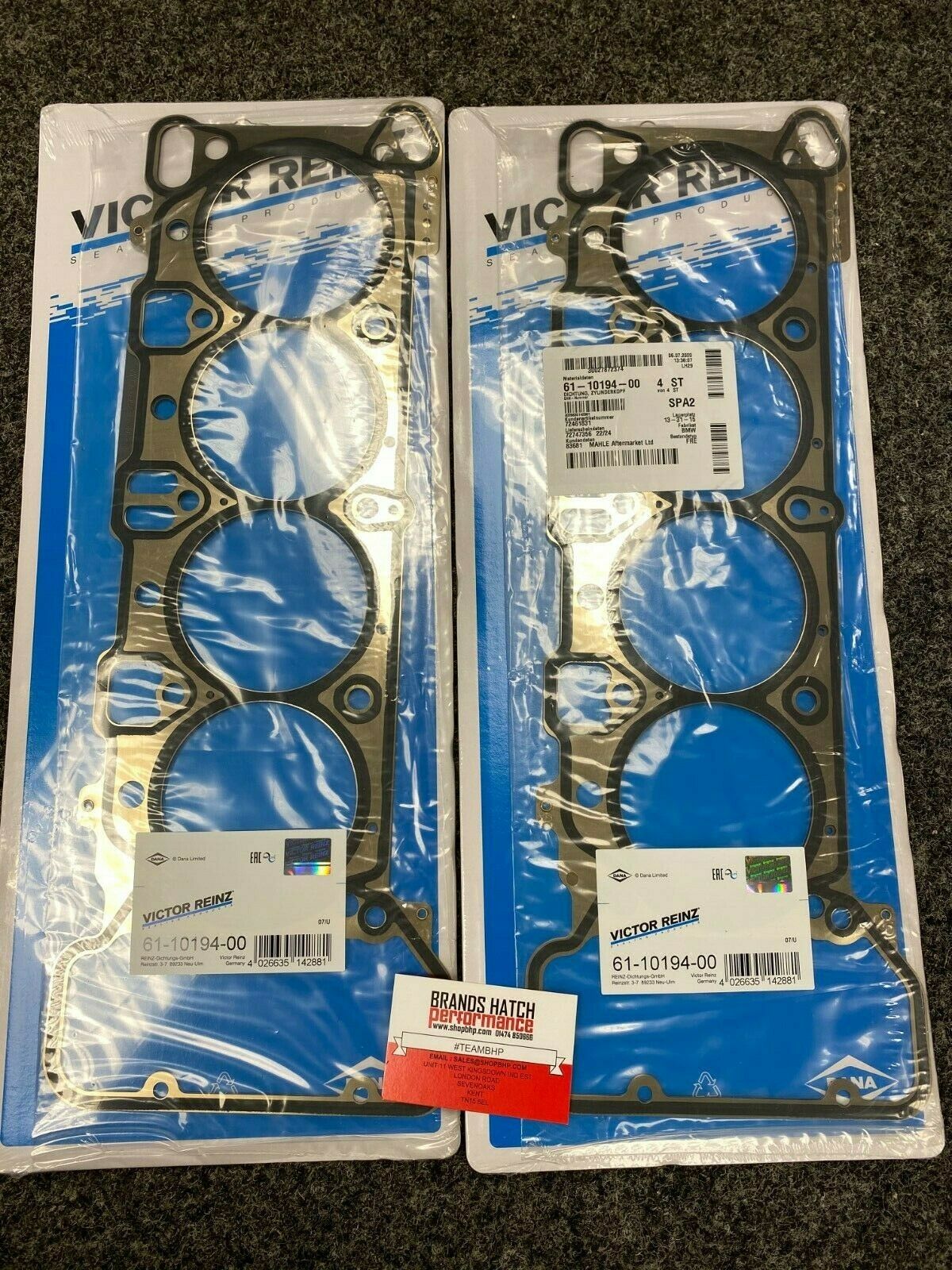 Victor Reinz Head Gasket For BMW E90 E92 E93 M3 S65B40 B44 61-10194-00 X2